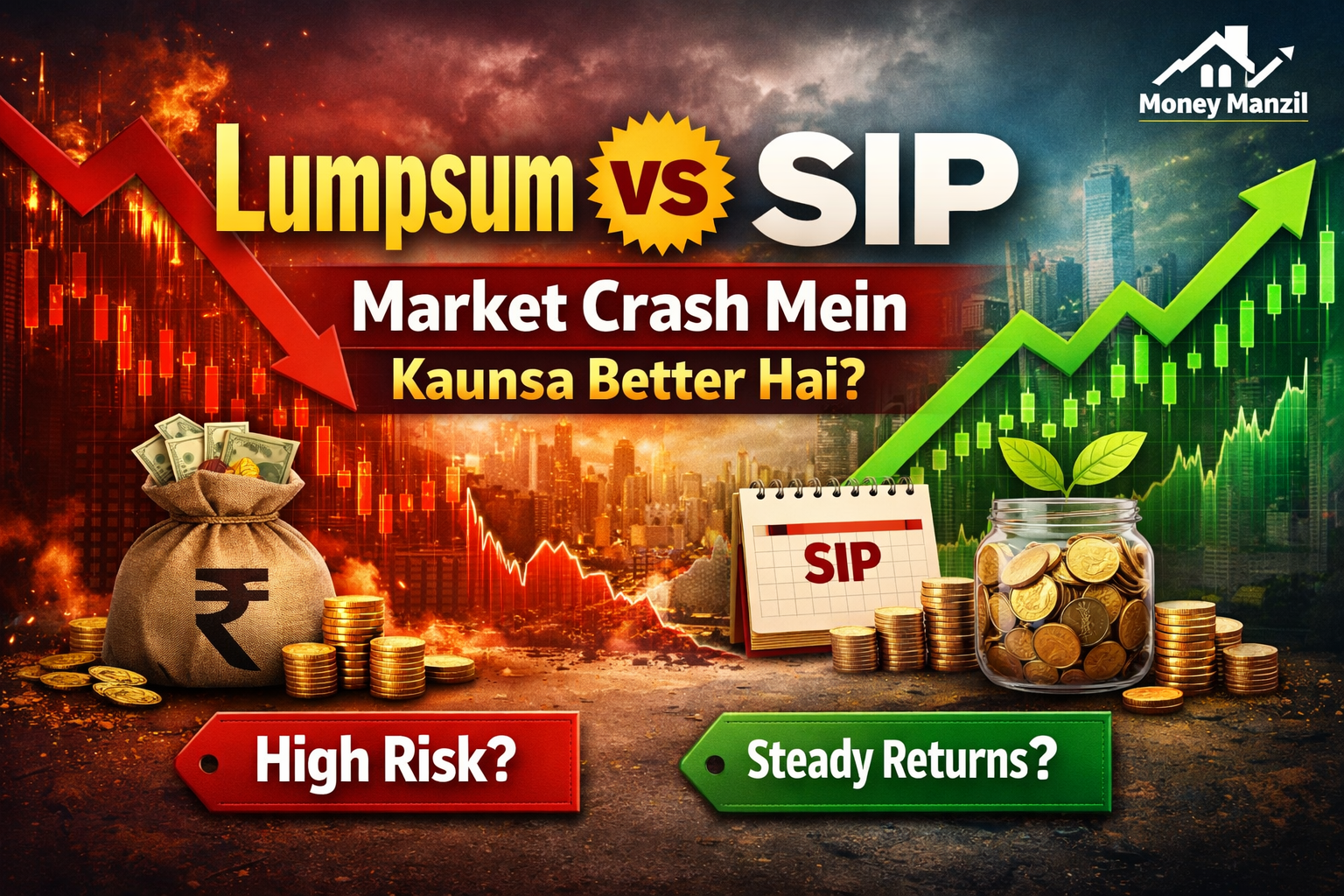 Lumpsum vs SIP: Market Crash Mein Kaunsa Better Hai