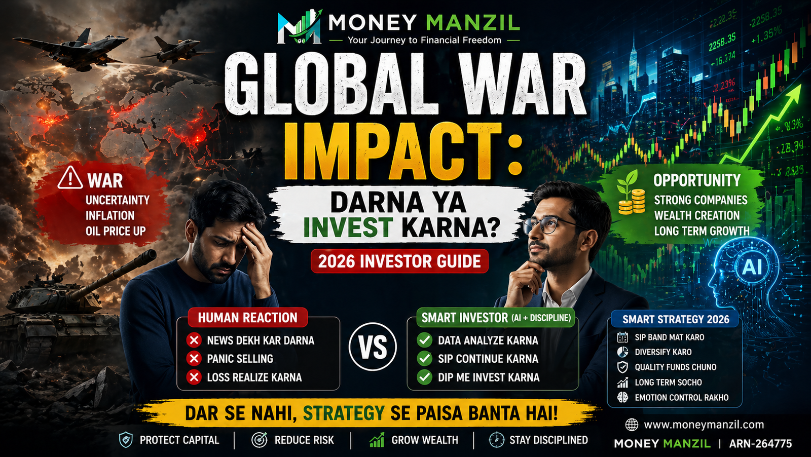 Global War Impact: Darna Ya Invest Karna? (2026 Investor Guide)